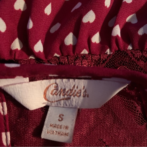 Candie’s heart patterned tank top - Picture 3 of 3